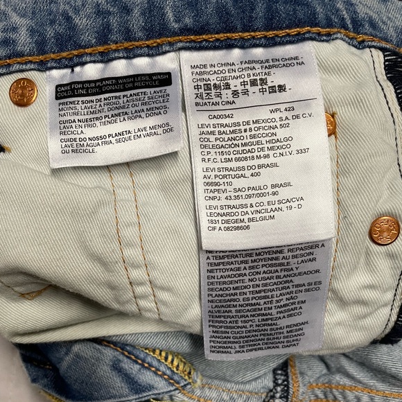 Levi’s premium denim 511 jeans men’s 29/30 light wash performance bootcut/slim - Picture 11 of 13